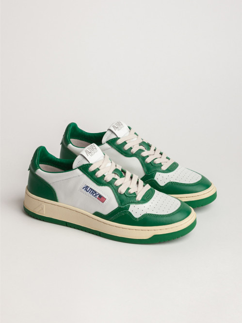 Medalist mens sneaker bicolour green 