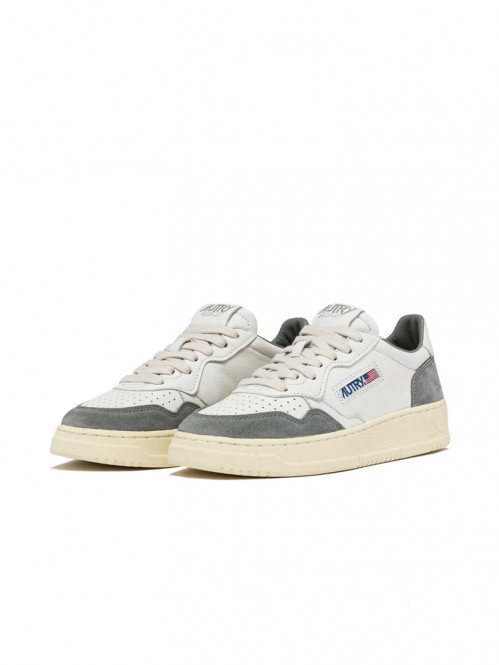 Medalist wmns sneaker suede white grey 