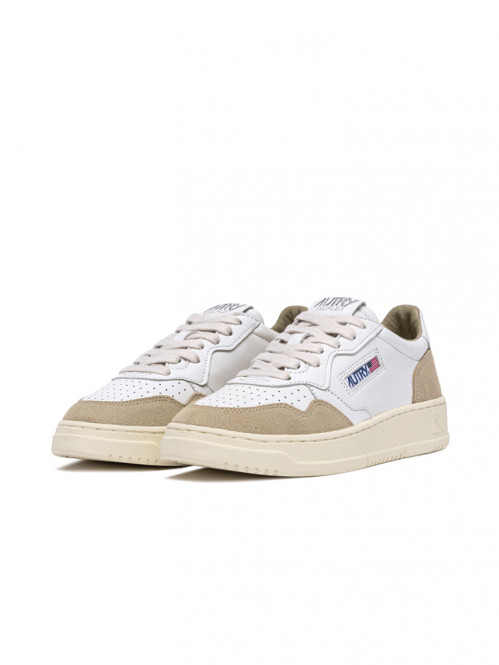 Medalist wmns sneaker suede white sponge 