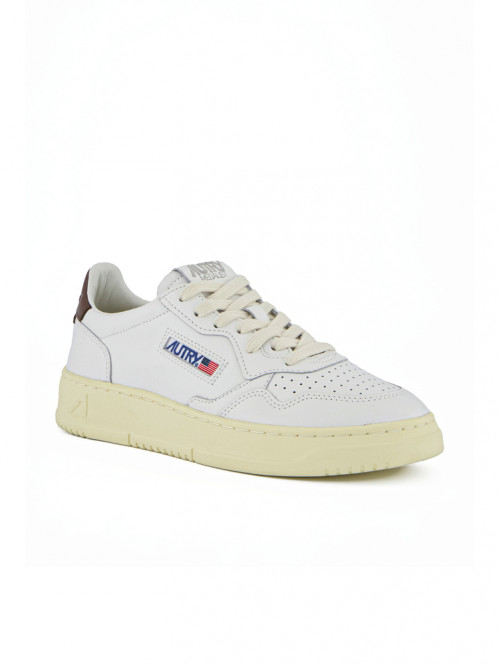 Medalist low wmns sneaker white brown 