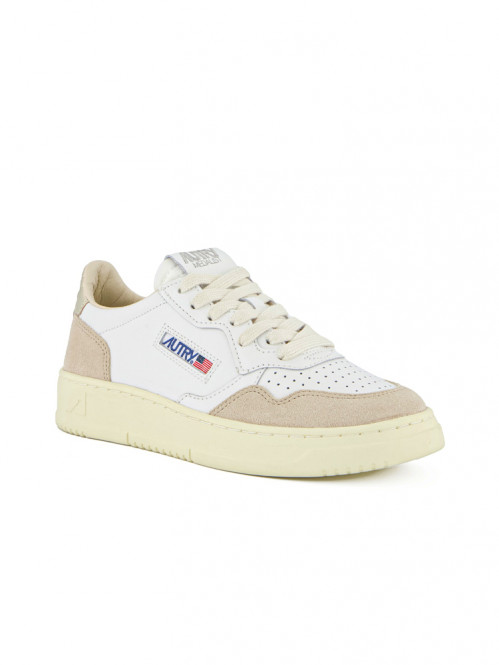 Medalist wmns sneaker suede white gold 39