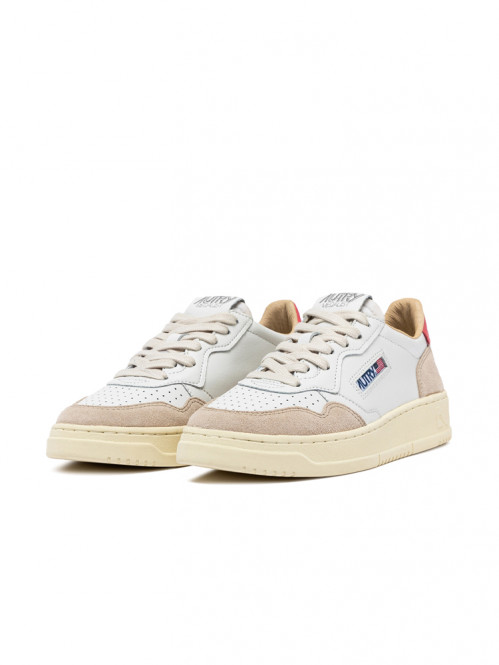 Medalist wmns sneaker suede white tearose 