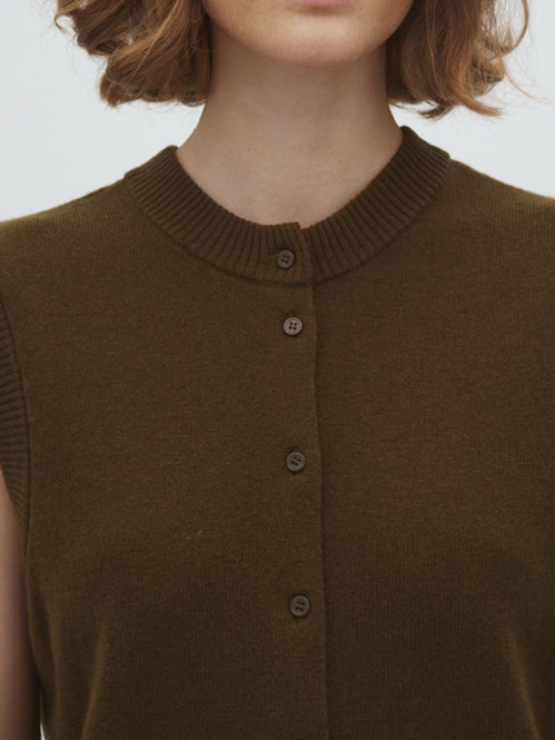 Aurely gesine-m pullunder smoked olive 