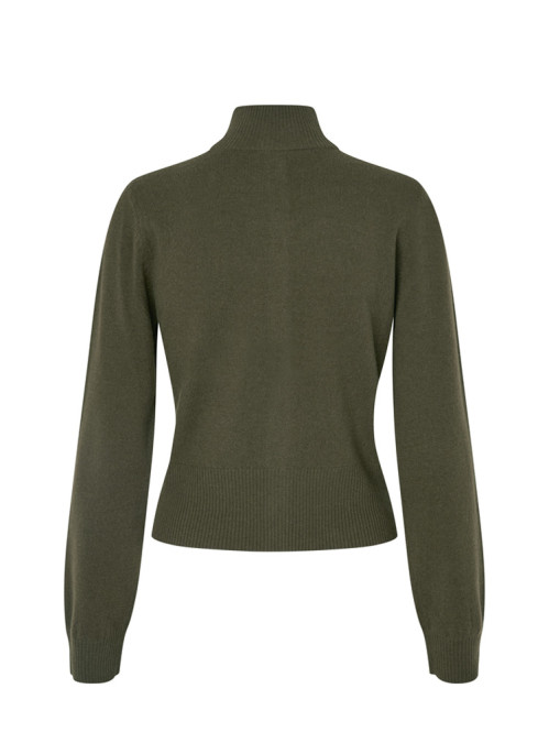Aurely phaedra-m cardigan smoked olive XS