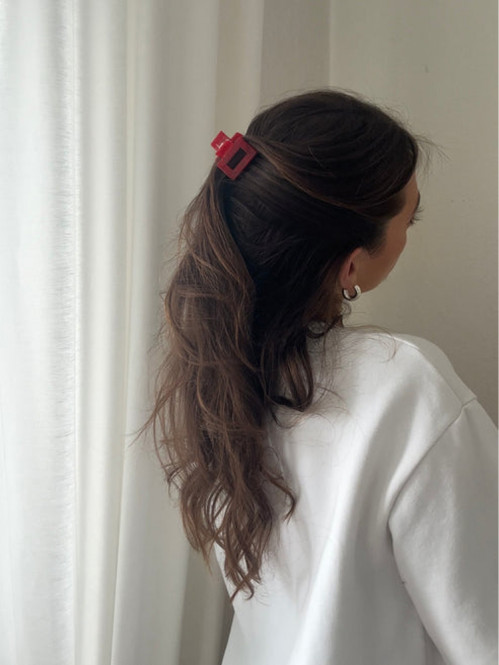 Ava clip candy red 