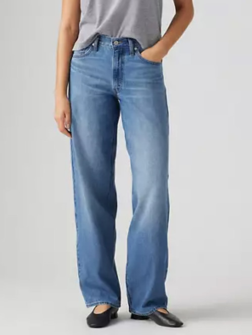 Baggy dad jeans heavy check 25/32