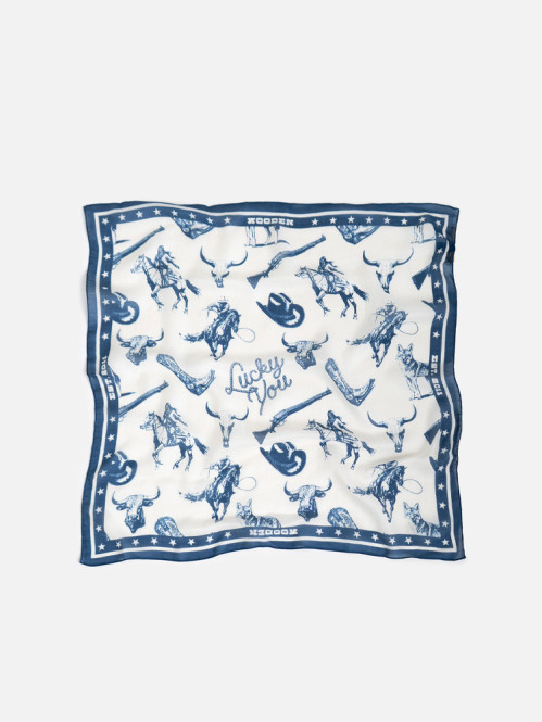 Bandana lucky you blu 