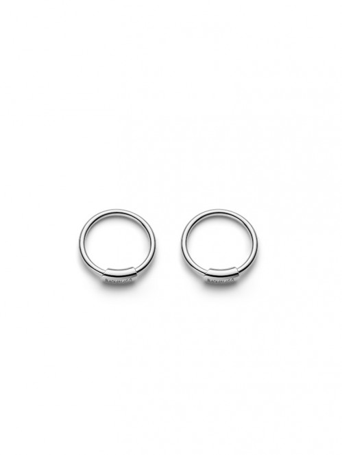 Basic 12 hoop silver 