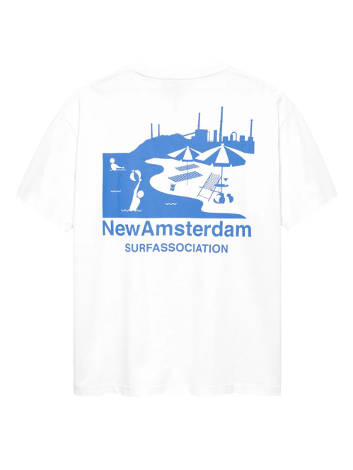 Beach sign t-shirt white 