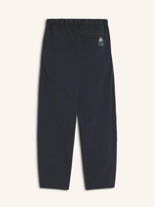 Belted technical pants black 