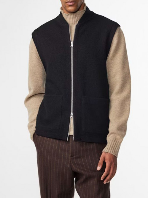Boiled vest black 