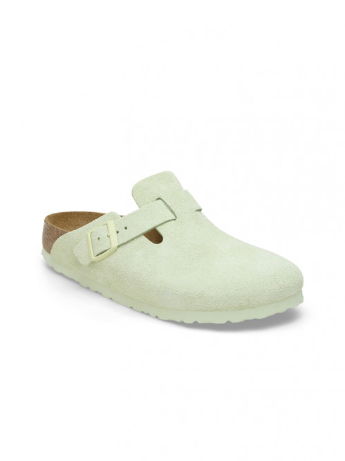 Boston bs suede sandals faded lime 