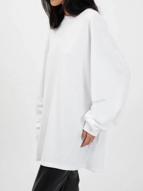BP long tee white M