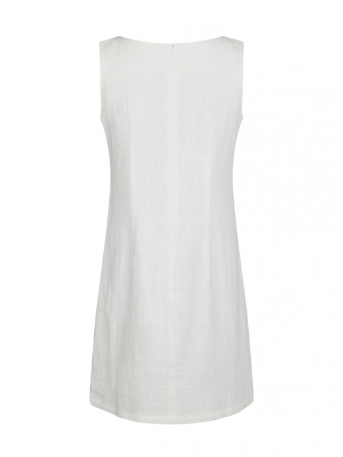 Bruna ramie dress off white 