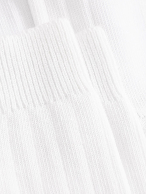 Bykle cordura wide rib socks white 