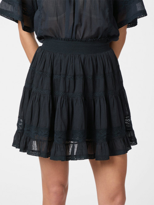 Callia s voile skirt navy 