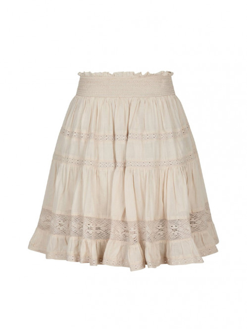 Callia s voile skirt ivory 