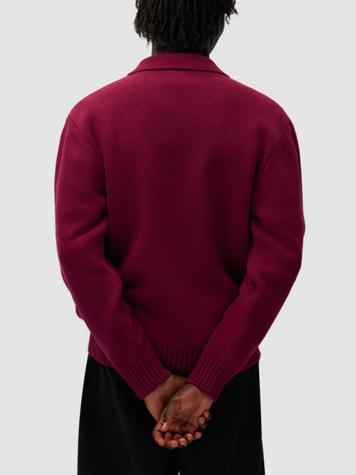 Arte cardigan bordeaux cream 
