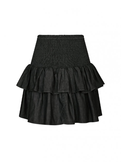 Carin denim skirt black 