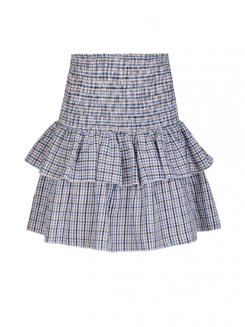 Carin double check skirt blue S