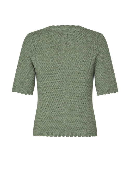 Carla-m eloven knit shirt sea spray 