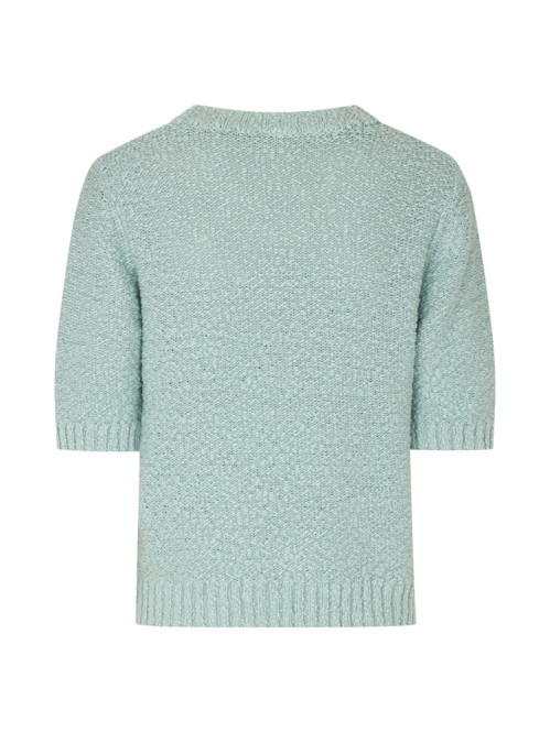 Carla-m linni knit shirt airy blue S