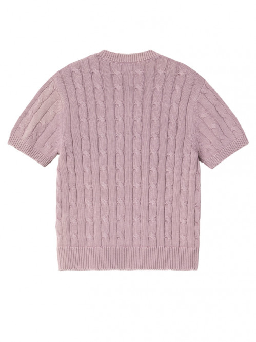 W carter knit t-shirt pink fog 