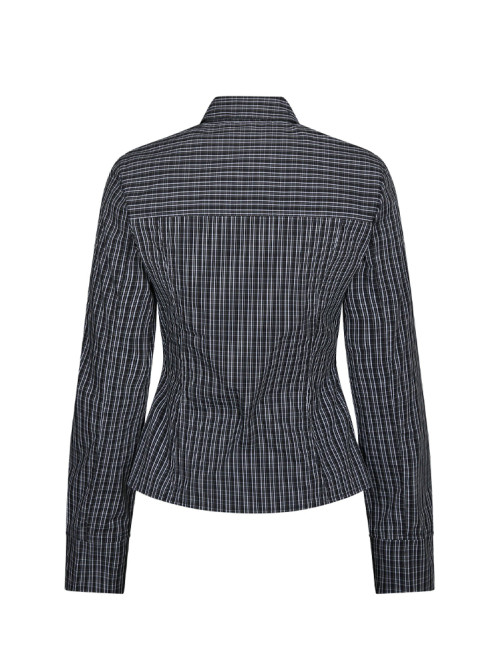 Cathy zip shirt black S