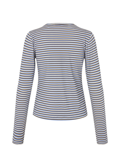 Christina-m gg stripe ls multi falcon blue 
