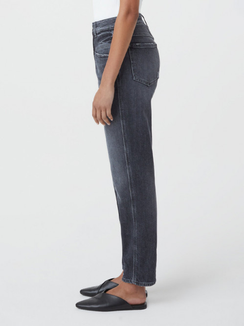 Pedal pusher jeans dark grey 