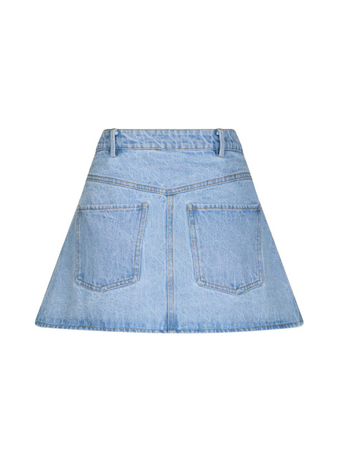 Coddie denim skirt light blue 