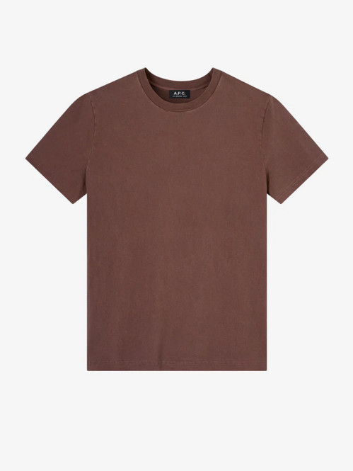 T-shirt apc printemps brown 
