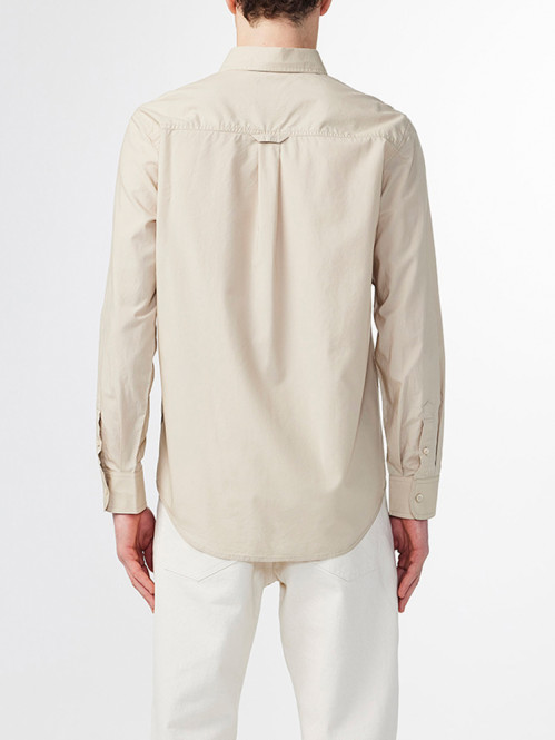 Colby bd supima cotton shirt wht pepper 