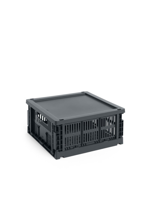 Colour crate lid m charcoal 