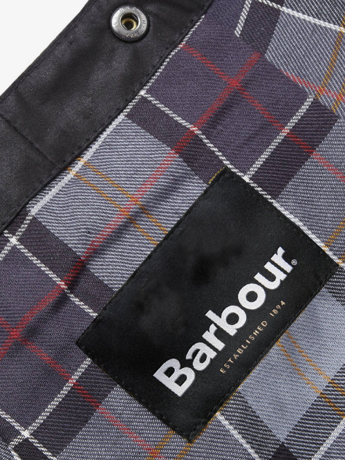 Kapuze Wax Cotton black 