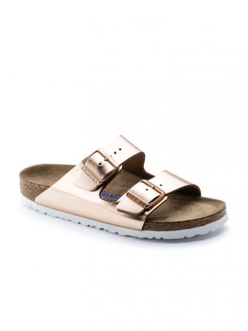 Arizona sandals metallic copper 