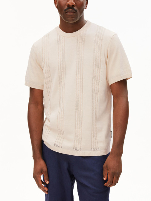 Cotton knit t-shirt pure 