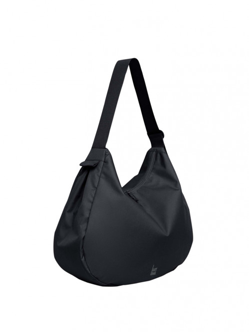 Curved bag monochrome black 