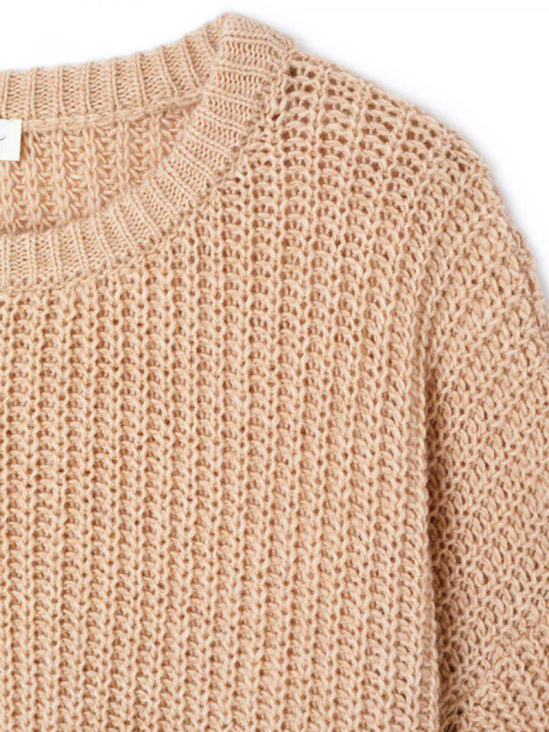 Cyr 18a pullover beige clair chine M/L