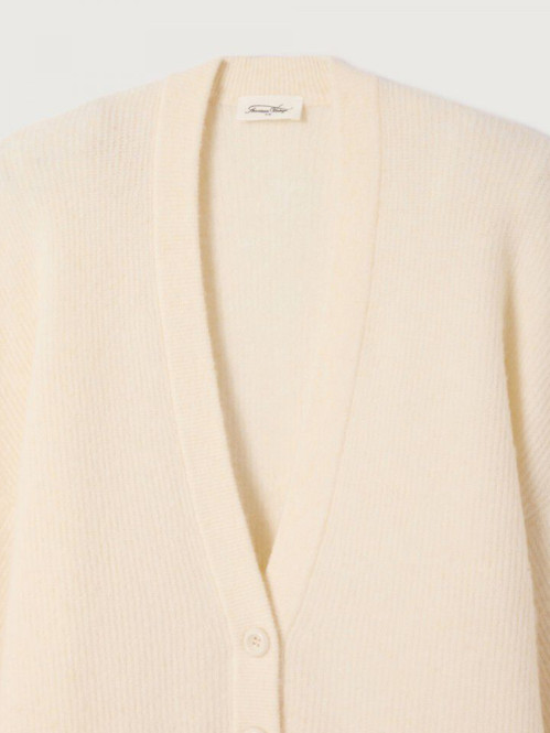 Dam 19f cardigan pannacotta chine 