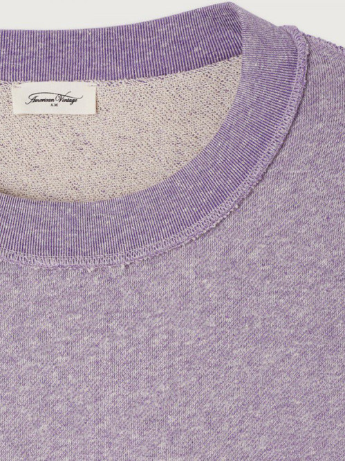 Dan 03a sweatshirt mauve chine 