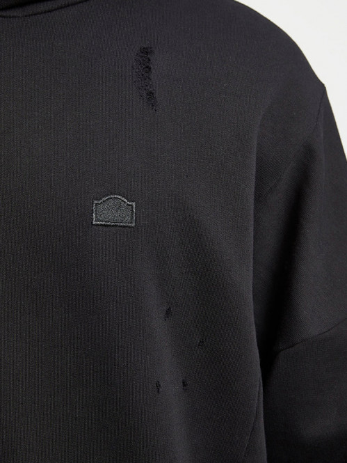 Distorted hoodie black 