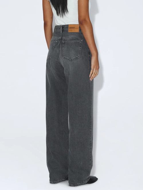Donna high relaxed jeans mid grey used 