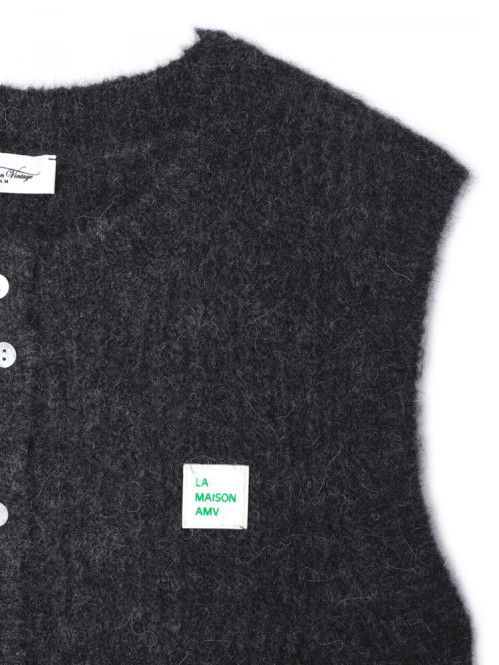 East 19mc cardigan anthracite chine 