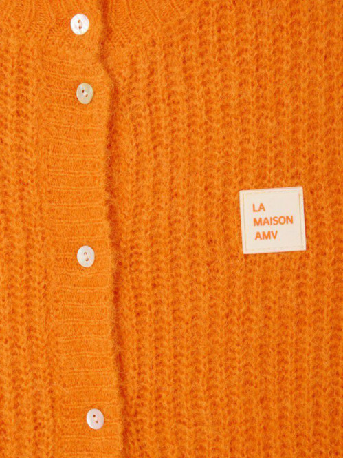 East 19m cardigan agrume fluo 