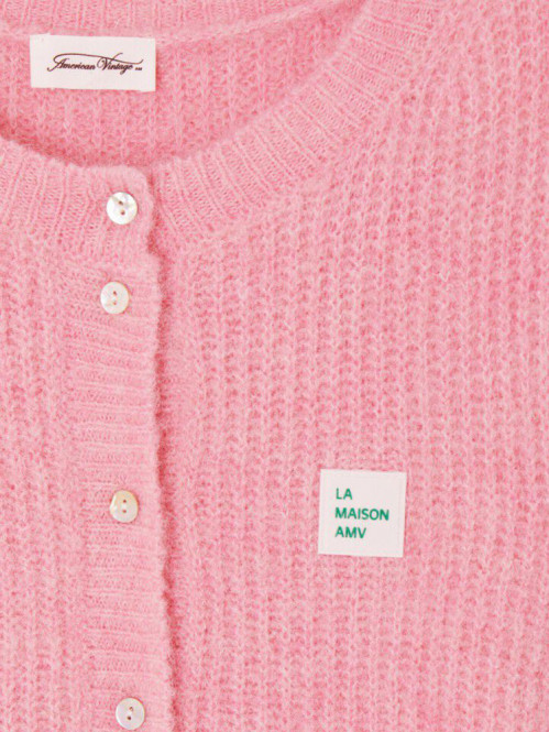 East 19m cardigan orchide chine S