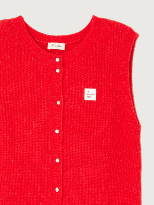 East 19m cardigan piment chine S