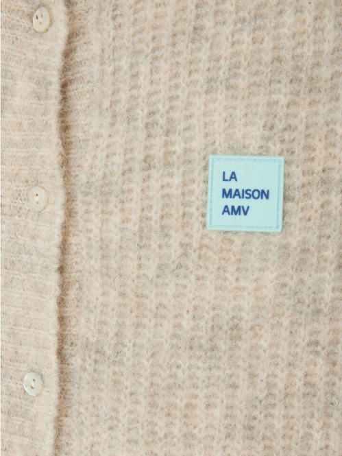 East 19m cardigan poudreuse chine M
