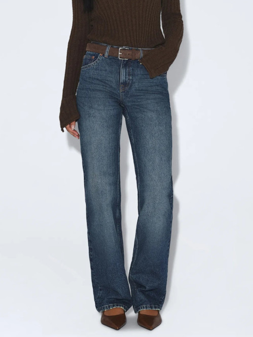 Echo mid straight jeans bay dark used 
