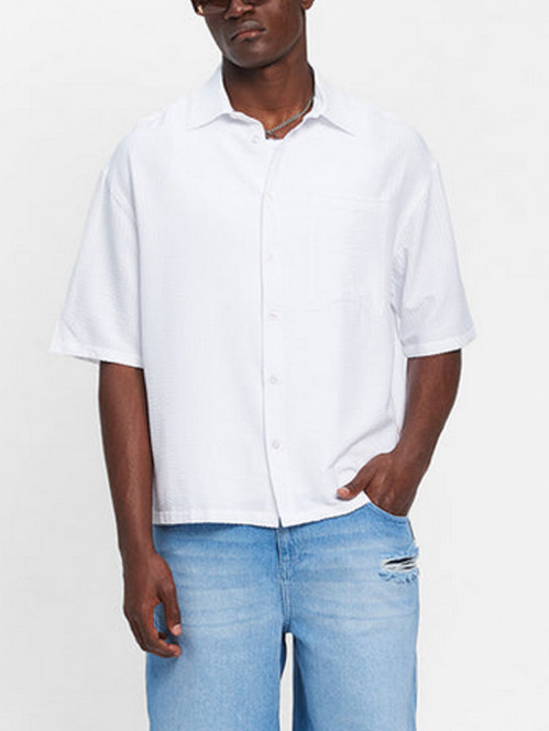Eclux button shirt white 